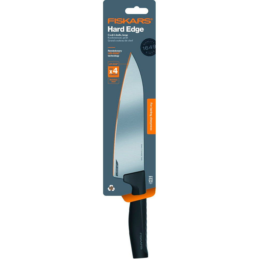 Ніж шеф-кухаря FISKARS Hard Edge 21 см (1051747) Основні ножі кухарський