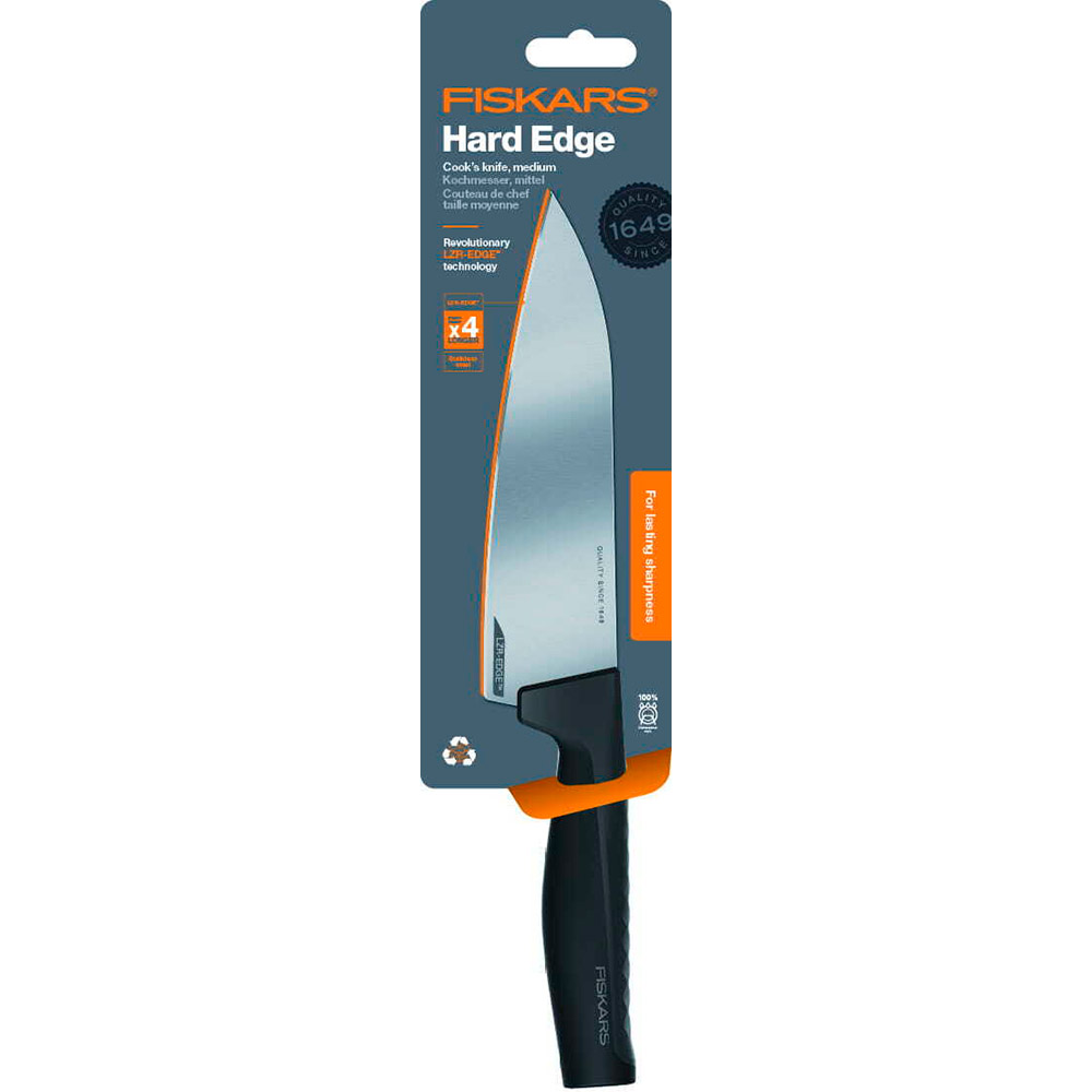 Нож шеф-повара FISKARS Hard Edge 17 см (1051748) Основные ножи поварской