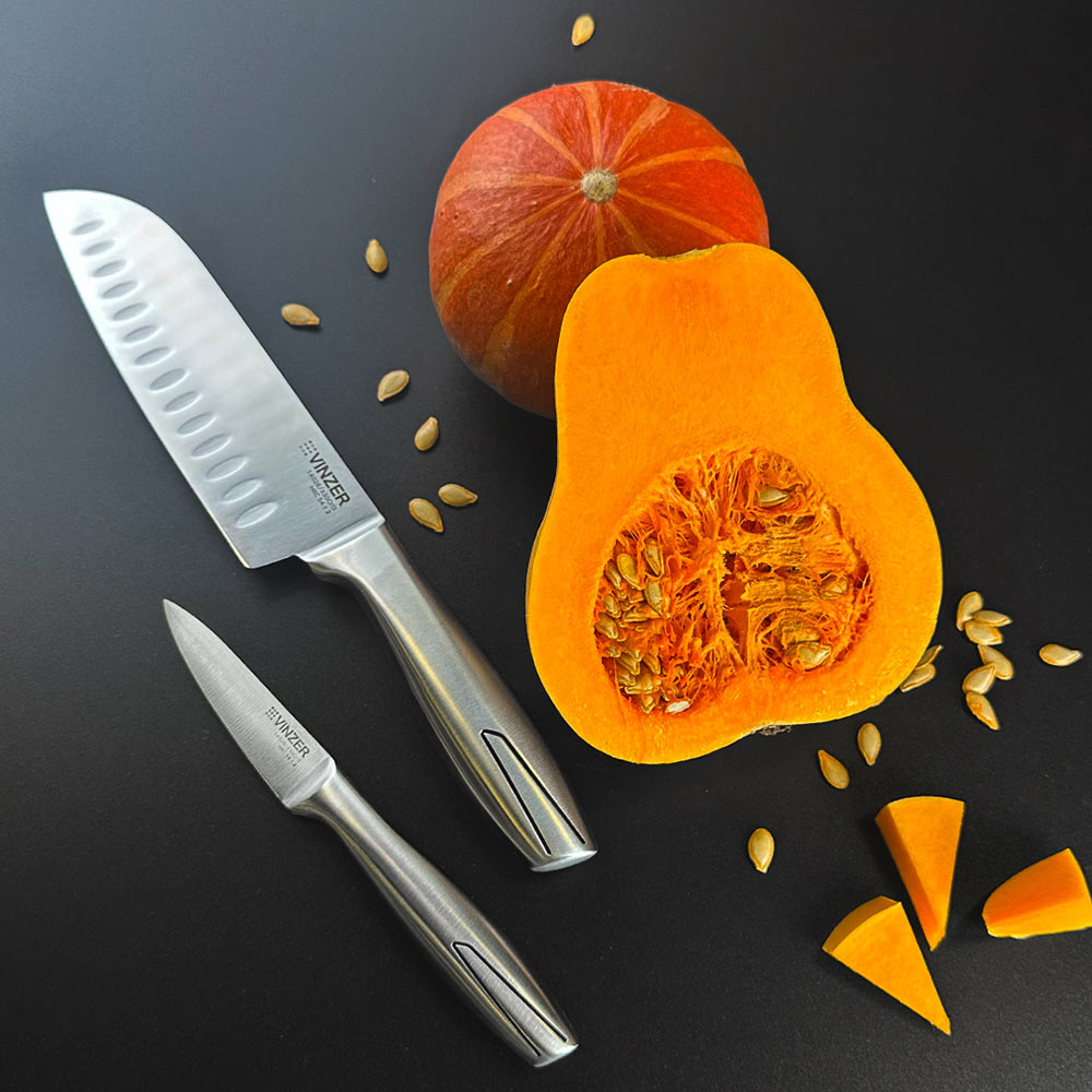 Ніж санток VINZER Global line 17.8 см (50315) Матеріал клинка нержавіюча сталь