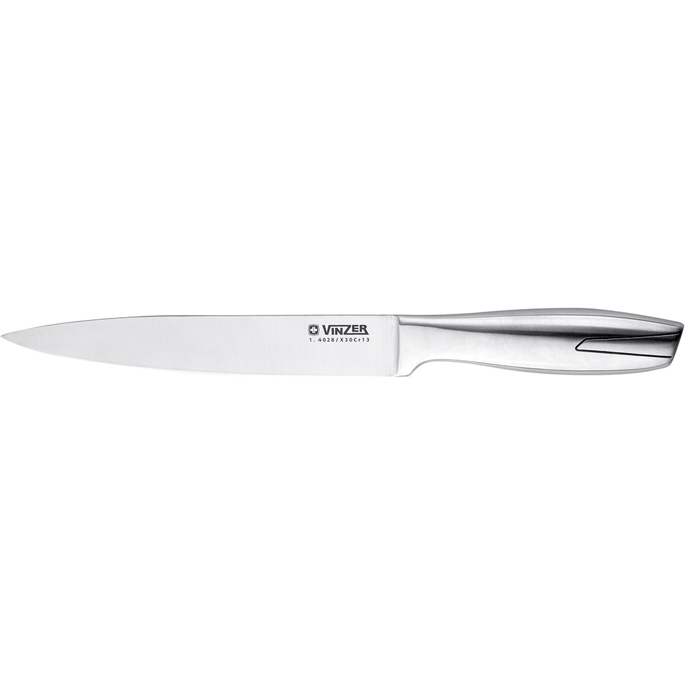 Ніж для м'яса VINZER Global line 20.3 см (50316) Матеріал клинка нержавіюча сталь