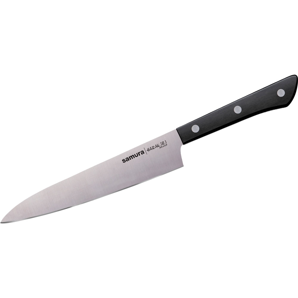 

Нож кухонный Samura Harakiri 150 мм Black (SHR-0023B), Ніж кухонний універс, 150 мм, Harakiri (SHR-0023B)