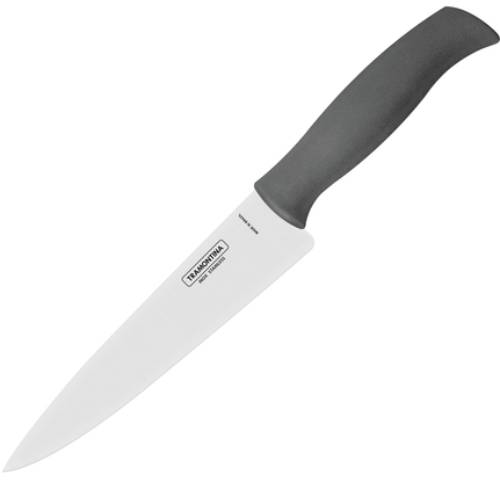 

Нож TRAMONTINA SOFT PLUS CHEF 17.8 см Grey (23664/167), SOFT PLUS grey