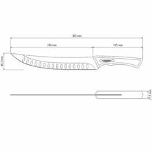 Нож TRAMONTINA Churrasco Black 25.3 см (22841/110)