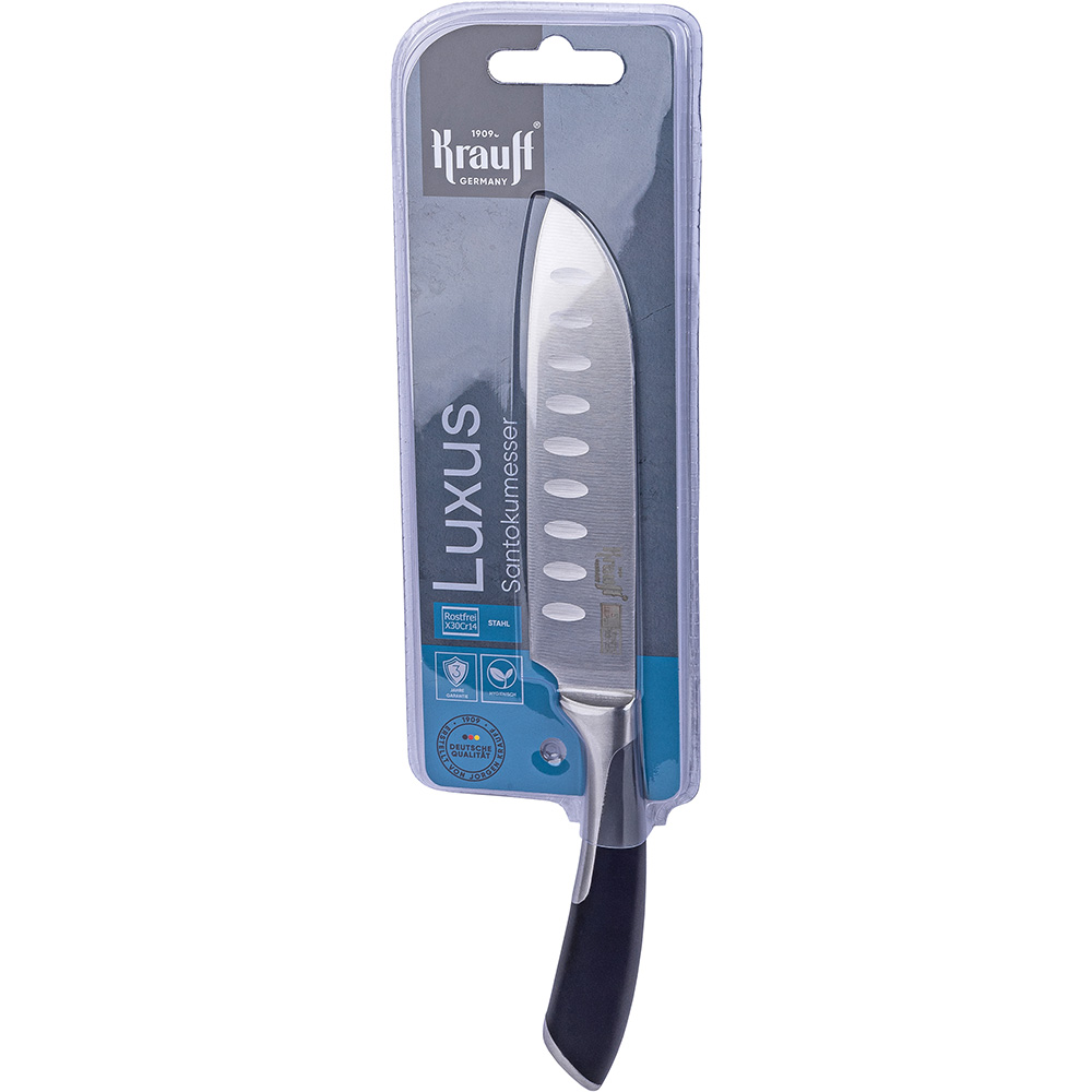 Нож сантоку KRAUFF Luxus 12,7 см (29-305-006) Заточка двусторонняя