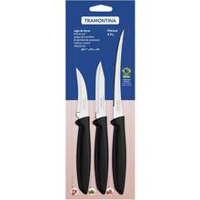Набор ножей TRAMONTINA Plenus Black 3 пр (23498/012)