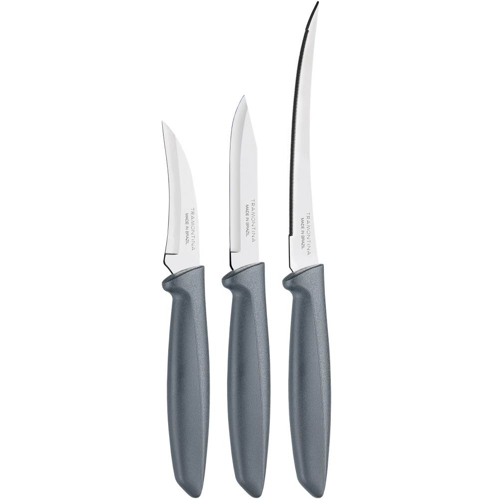 Набор ножей TRAMONTINA Plenus Grey (23498/612)