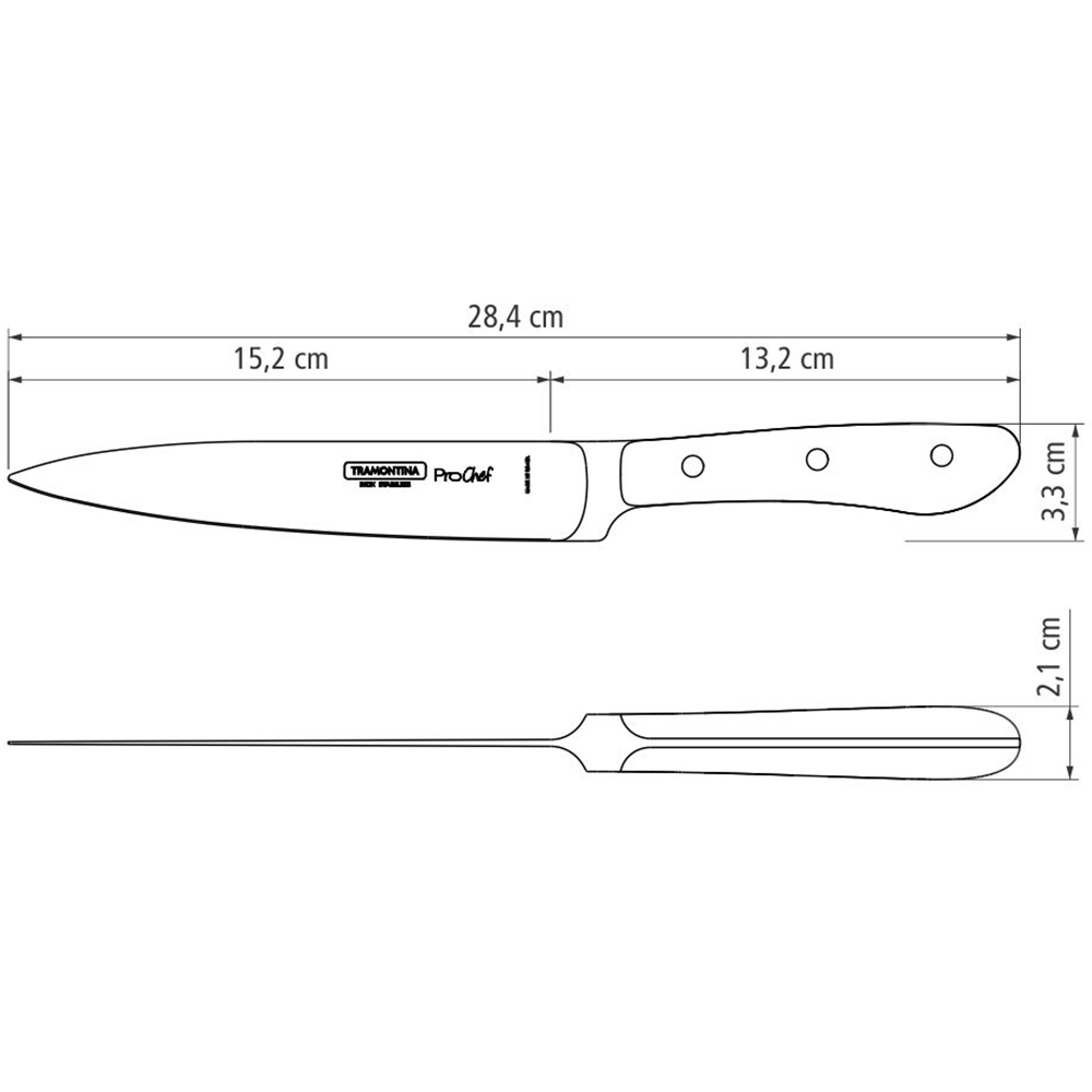 Ніж TRAMONTINA PROCHEF універсальний 152мм (24160/006) Основні ножі універсальний