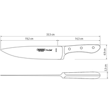 Нож TRAMONTINA PROCHEF поварской 203мм (24161/008)