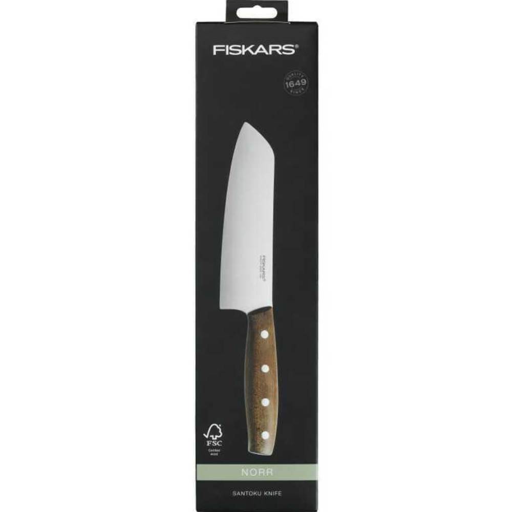 Ніж-сантоку FISKARS Norr Santoku 16 см (1016474) Японські ножі сантоку (кухарський)