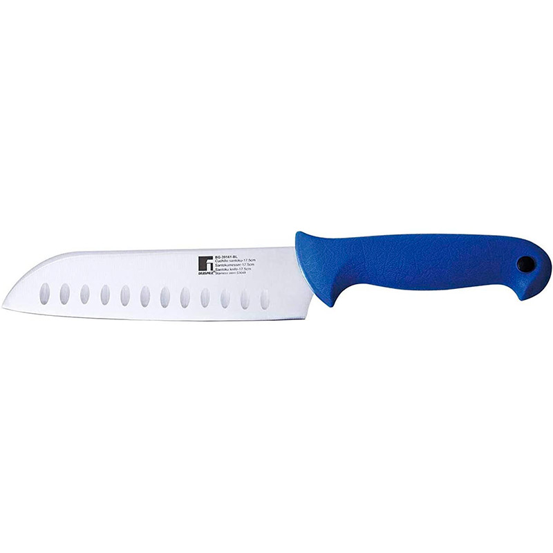 Нож сантоку BERGNER Professional color 17.5 см Blue (BG-39141-BL)
