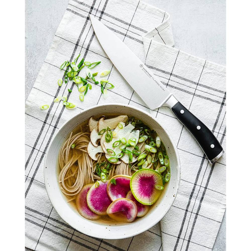 Ніж кухарський WUESTHOF Classic Ikon 20 см Black (1040330120) Матеріал клинка молібден-ванадієва сталь