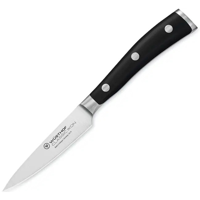 Ніж для овочів WUESTHOF Classic Ikon 9 см Black (1040330409) Основні ножі для овочів/фруктів/чистки