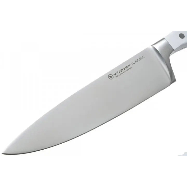 Нож поварской WUESTHOF Classic 20 см White (1040200120) Заточка двусторонняя