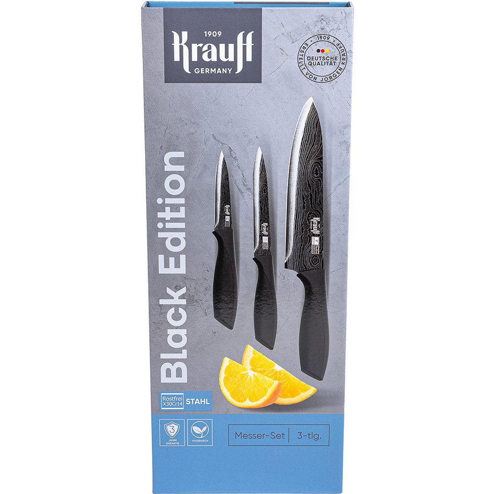 В Фокстрот Набор ножей Krauff Black Edition 3 шт ( 29-305-150)