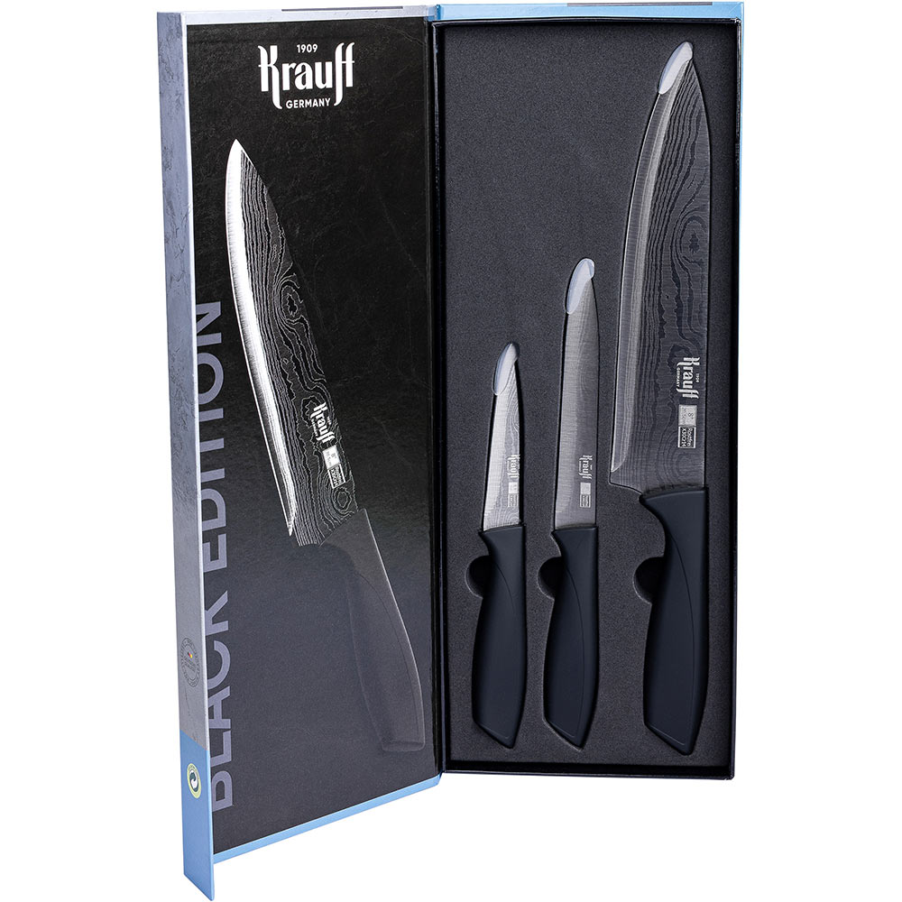 В Украине Набор ножей Krauff Black Edition 3 шт ( 29-305-150)