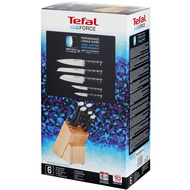 Фото 15 Набор ножей TEFAL Ice Force 6 пр (K232S574)