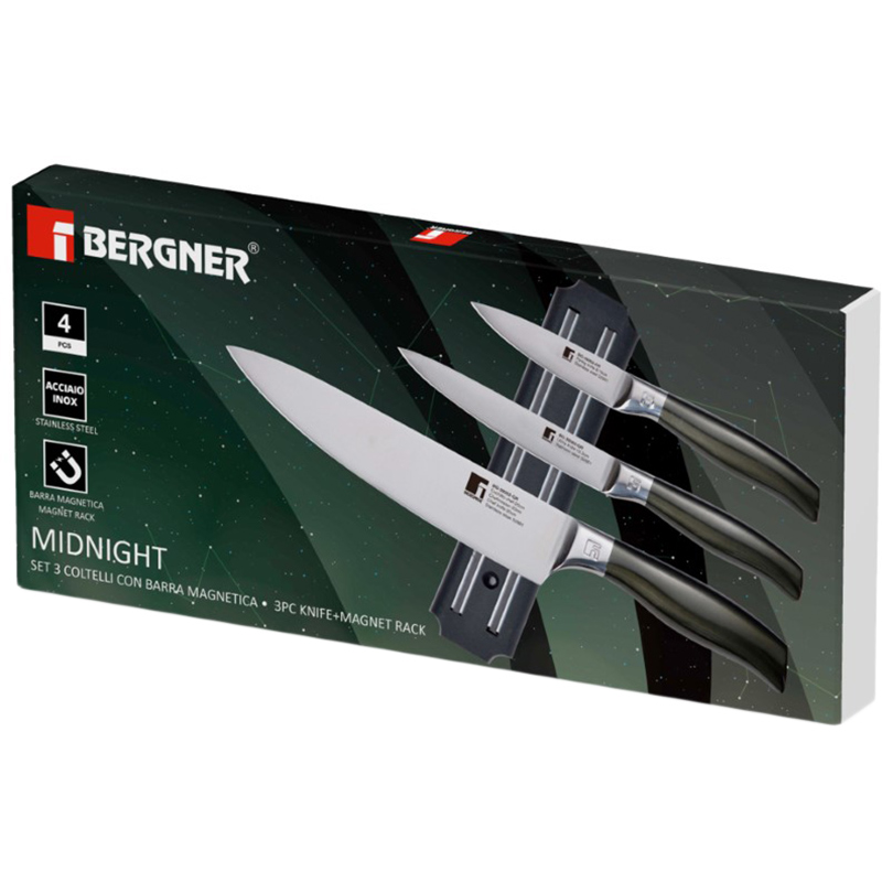 Внешний вид Набор ножей BERGNER Midnight 4 пр (BG-39263-GR)