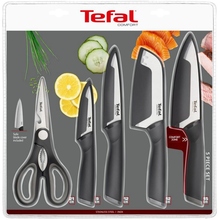 Набор ножей TEFAL Comfort 5 пр Black (K2215S55)