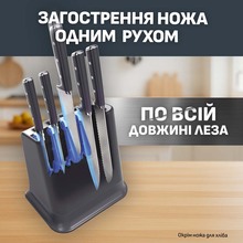 Набор ножей Tefal EverSharp 5 предметов + блок со встроенной системой заточки (K297S644) Набор ножей Tefal EverSharp 5 предметов + блок со встроенной системой заточки (K297S644)