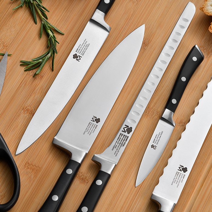 Нож для нарезки MASTERPRO Foodies 20 см (BGMP-4313) Заточка двусторонняя