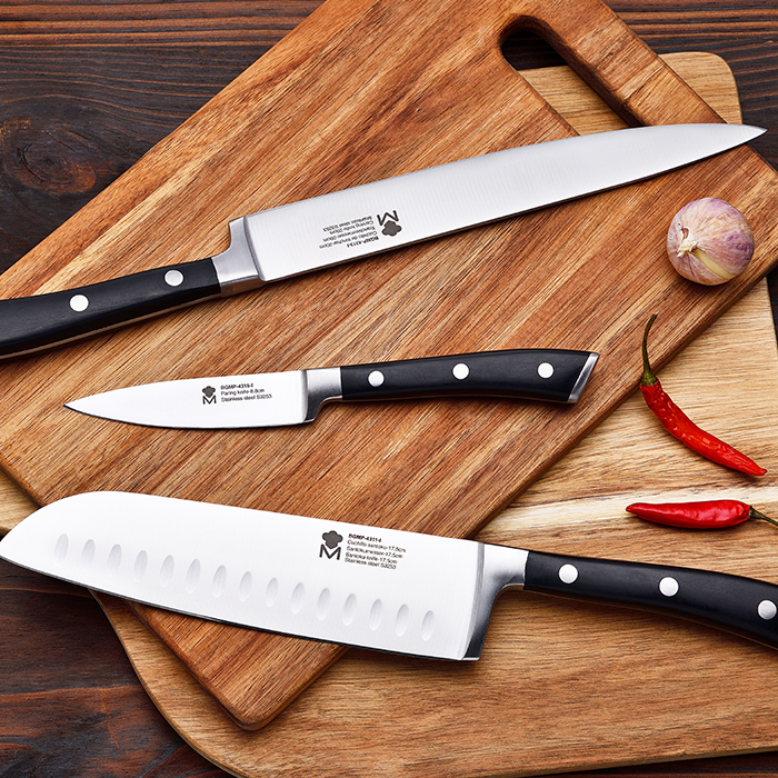 Нож для нарезки MASTERPRO Foodies 20 см (BGMP-4313) Материал клинка нержавеющая сталь