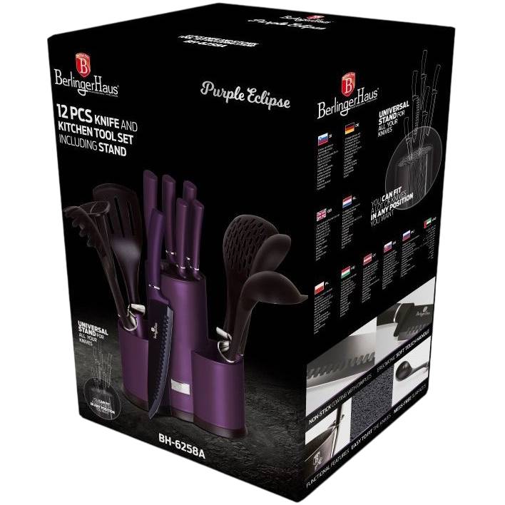 Набор ножей BERLINGER HAUS Purple Eclipse 12 пр (BH-6258A) Набор ножей BERLINGER HAUS Purple Eclipse 12 пр (BH-6258A) Основные ножи универсальный