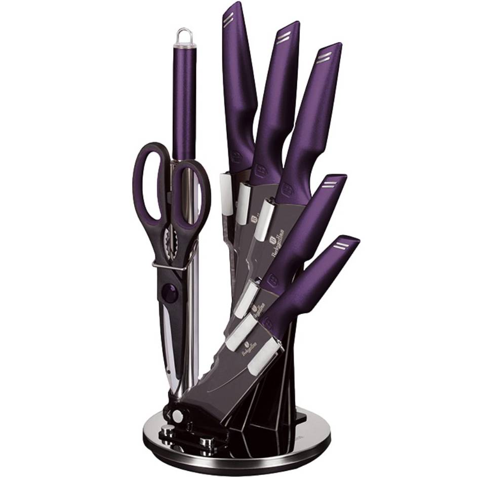 Набор ножей BERLINGER HAUS Purple Eclipse 8 пр. (BH-2587) Набор ножей BERLINGER HAUS Purple Eclipse 8 пр. (BH-2587)