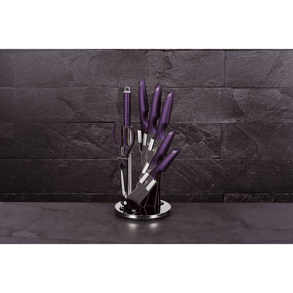 Набор ножей BERLINGER HAUS Purple Eclipse 8 пр. (BH-2587) Набор ножей BERLINGER HAUS Purple Eclipse 8 пр. (BH-2587) Японские ножи сантоку (поварской)