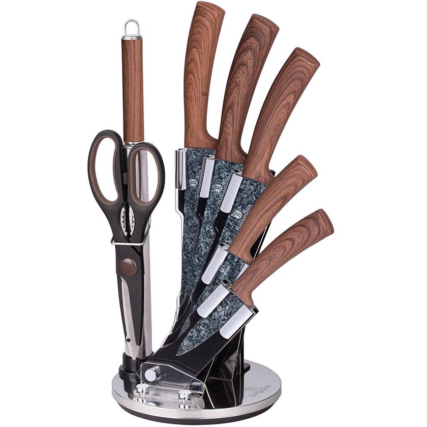 Набор ножей BERLINGER HAUS Line Original Brown 8 пр. (BH-2836) Набор ножей BERLINGER HAUS Line Original Brown 8 пр. (BH-2836)