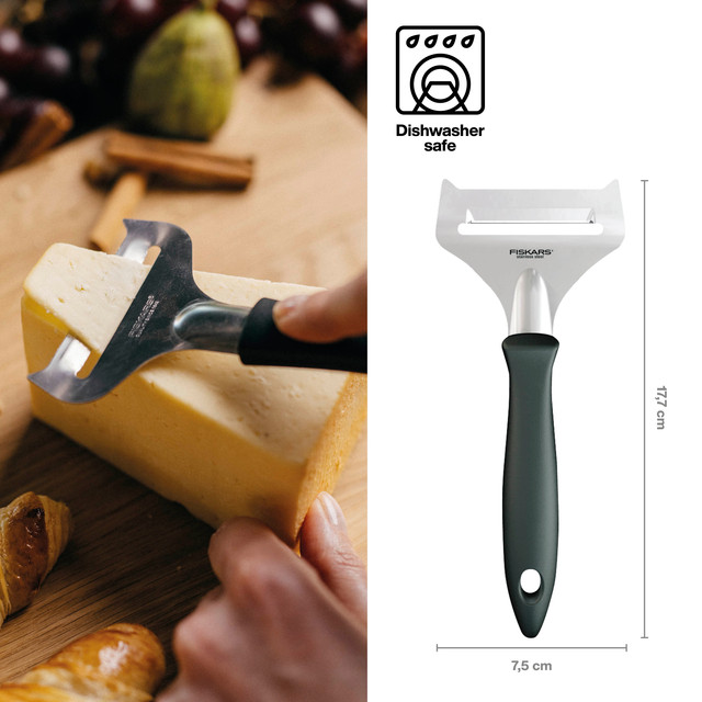 Нож для сыра FISKARS Essential 17,7 см (1065588) Заточка двусторонняя