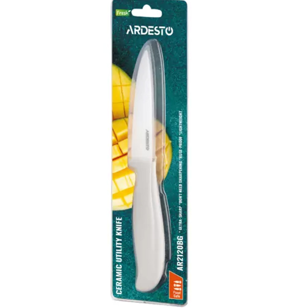 Нож ARDESTO Fresh 10см Beige (AR2120BG) Материал клинка керамика