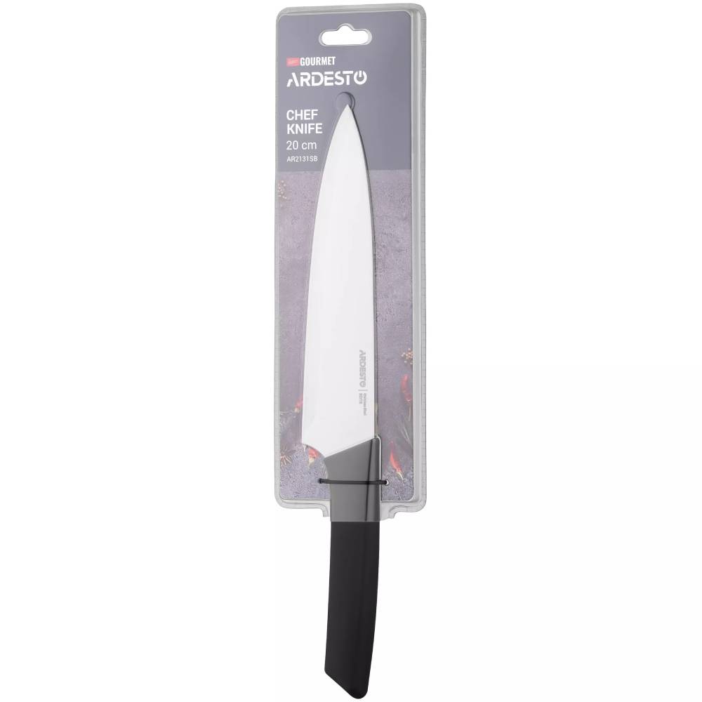 Нож поварской ARDESTO Gemini Gourmet 20см Black (AR2131SB) Материал клинка нержавеющая сталь