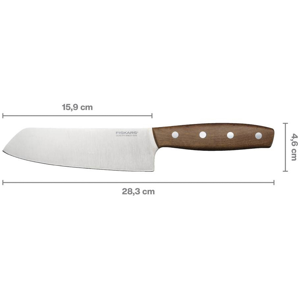 Ніж FISKARS Santoku FSC 16 см (1075694) Матеріал клинка нержавіюча сталь