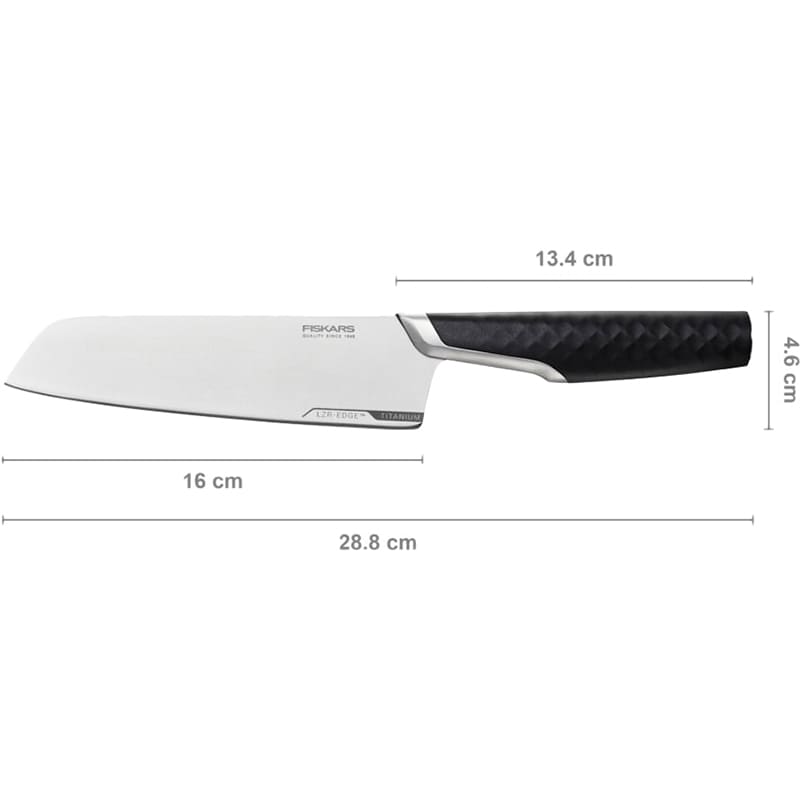 Зовнішній вигляд Ніж сантоку FISKARS Santoku Taiten 16 см (1066831)