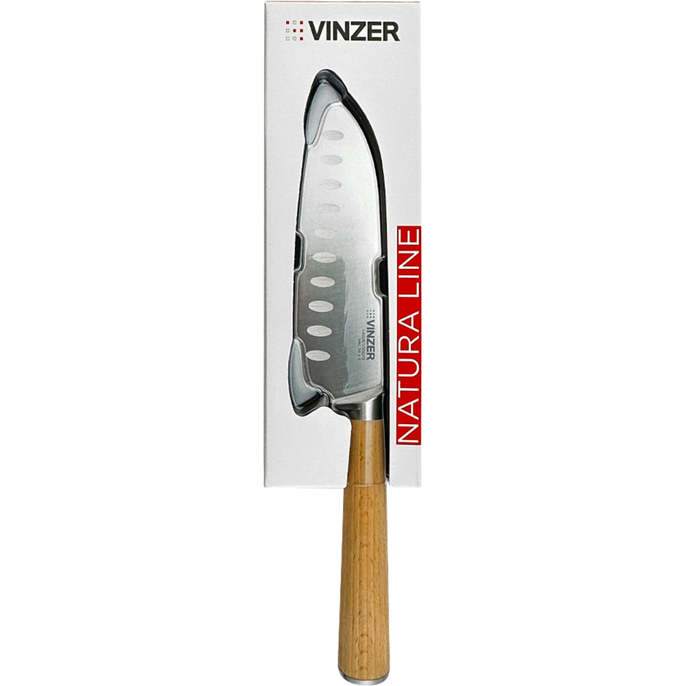 Ніж VINZER Сантоку Natura Line 12 см (50612) Японські ножі сантоку (кухарський)