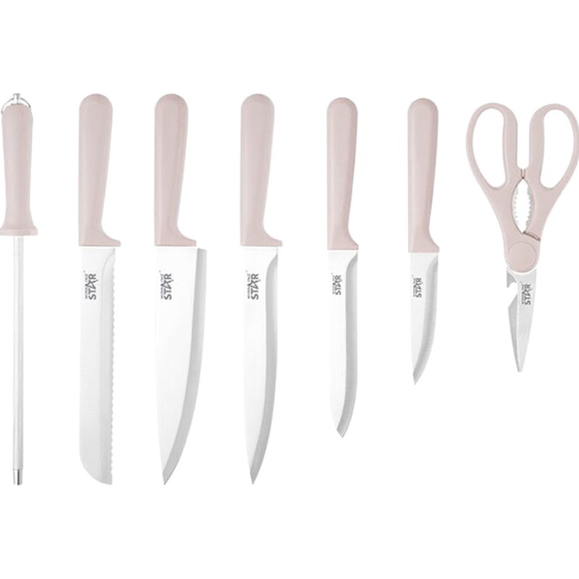 Набір ножів WINNINGSTAR ST-7802 Beige (WNNGS-ST-7802-BG) Кількість ножів у наборі 5