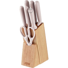 Набір ножів WINNINGSTAR ST-7802 Beige (WNNGS-ST-7802-BG)