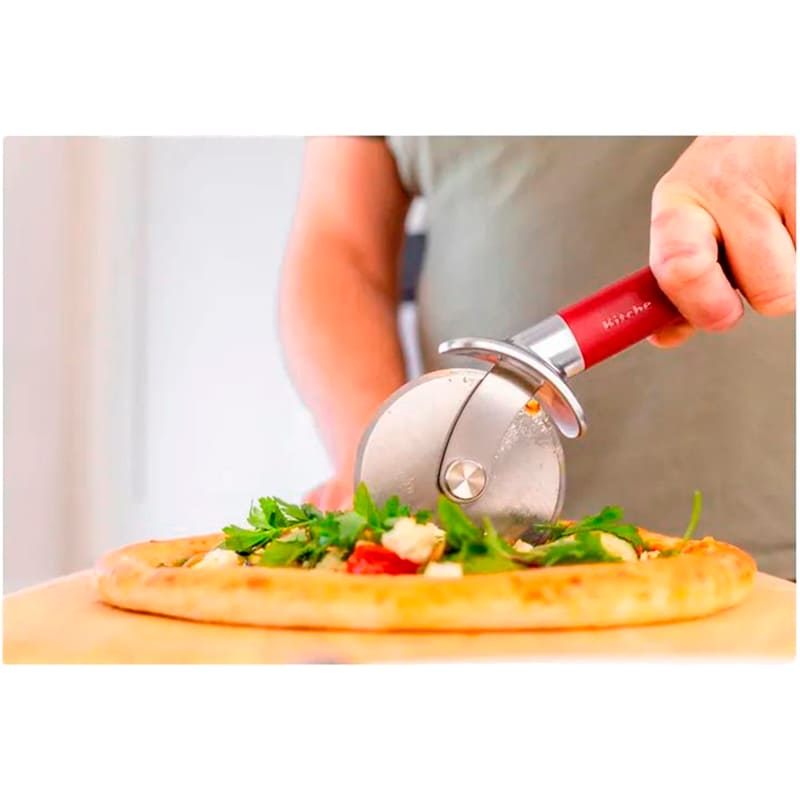 Зовнішній вигляд Ніж для піци KITCHENAID Classic 24,5 см Red (KHA113OHEREG)