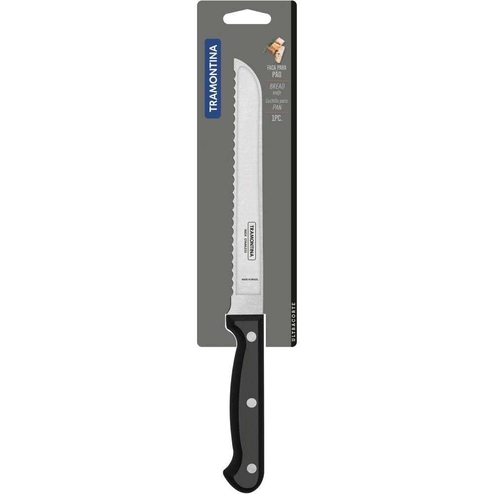 Нож для хлеба TRAMONTINA Ultracorte 17.8 см (23859/107) Основные ножи для хлеба