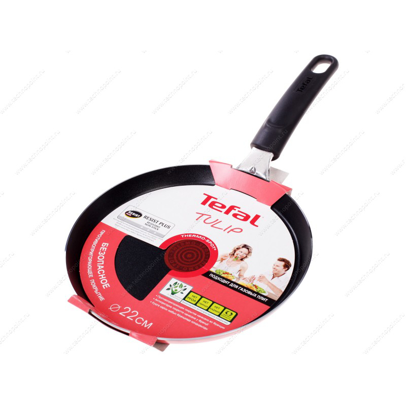 Сковорода для блинов TEFAL Э 04146522 22 см блинная TULIP