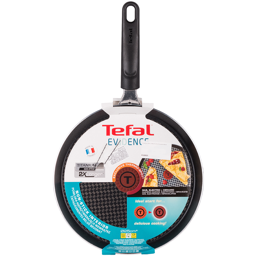 Внешний вид Сковорода для блинов TEFAL Evidence C3581072 25 см (2100097773)