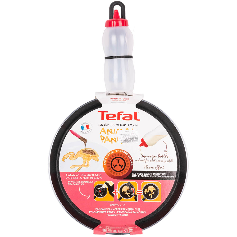 Внешний вид Сковорода для блинов TEFAL GRAPHICS 25 см Сова (B6309042)