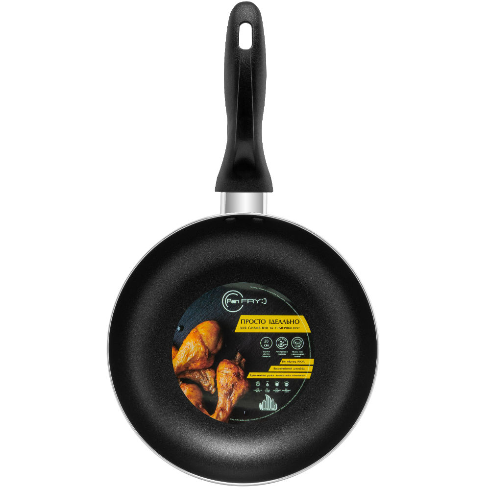 

Сковорода PANFRY Excellent 20 см black (FP-0102), Excellent б/кр 20 см