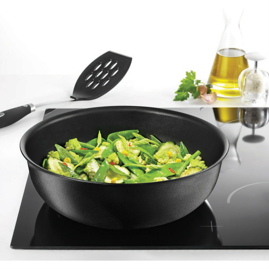 Сковорода TEFAL WOK L6507702 Expertise Ingenio 28 см (2100107370) Кришка без кришки