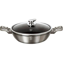 Сотейник BERLINGER HAUS Carbon Metallic Line 28 см (BH-1241N) Сотейник BERLINGER HAUS Carbon Metallic Line 28 см (BH-1241N)