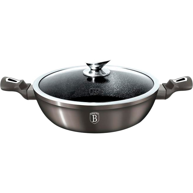 Сотейник BERLINGER HAUS Carbon Metallic Line 32 см (BH-1242N) Сотейник BERLINGER HAUS Carbon Metallic Line 32 см (BH-1242N)