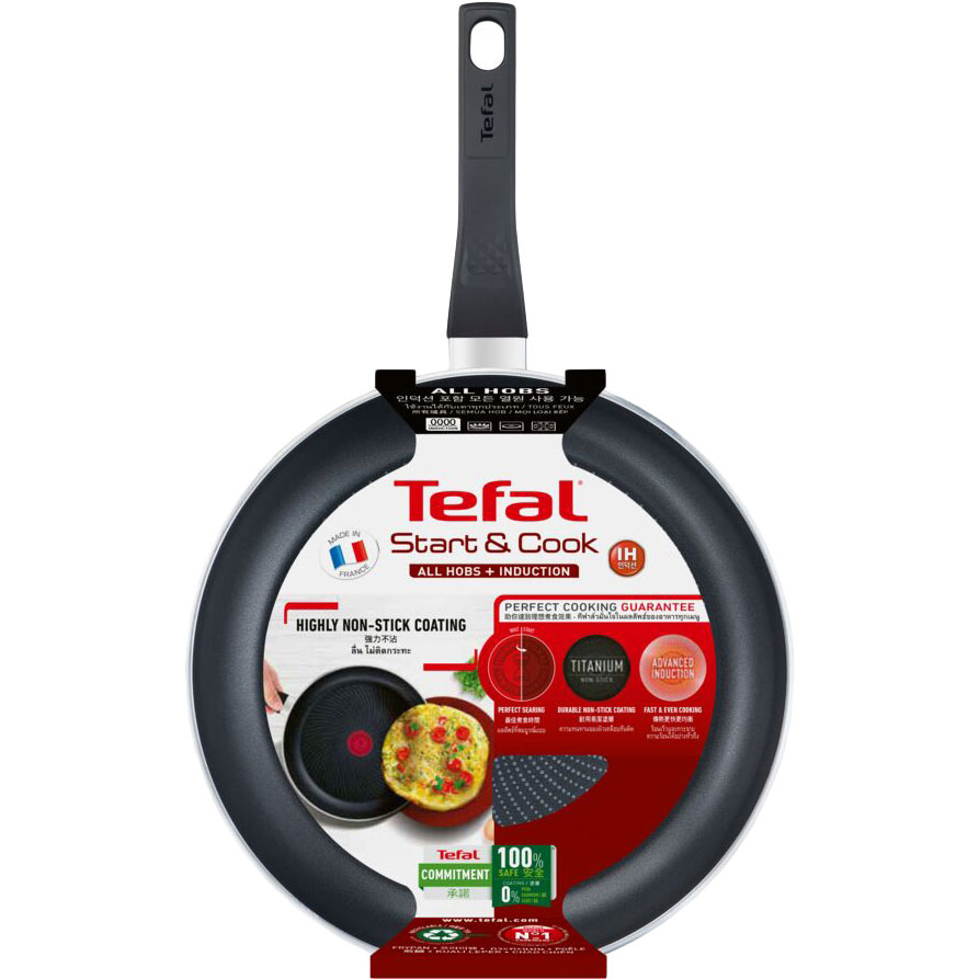 Сковорода TEFAL Start&Cook 28 см Black (C2720653) Особливості індикатор нагріву