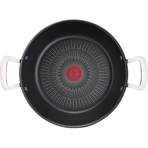 Сотейник із кришкою TEFAL Unlimited 26 см Black (G2557172) Особливості з двома ручками