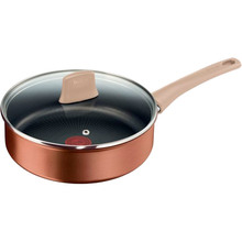 Сотейник с крышкой TEFAL Ingenio Eco Respect 24 см Bronze (G2543202)