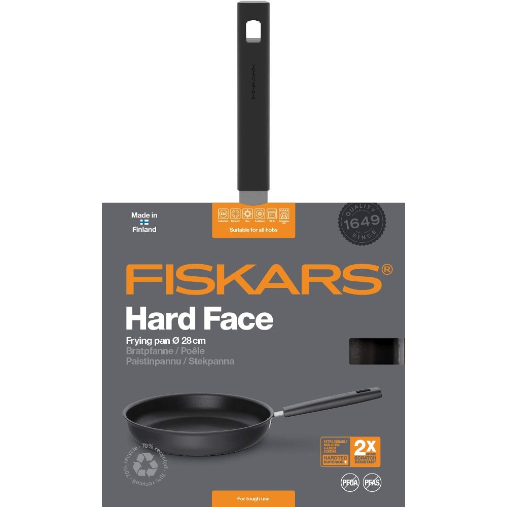 Зовнішній вигляд Сковорода FISKARS Hard Face 28 см (1052224)